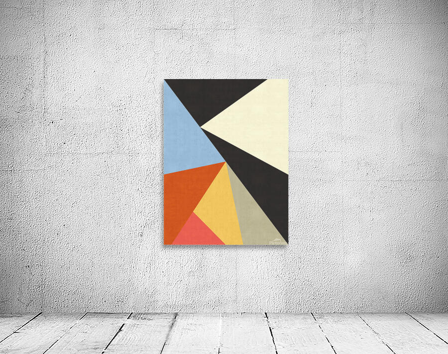 Abstract geometric collage 4 Wall Preview