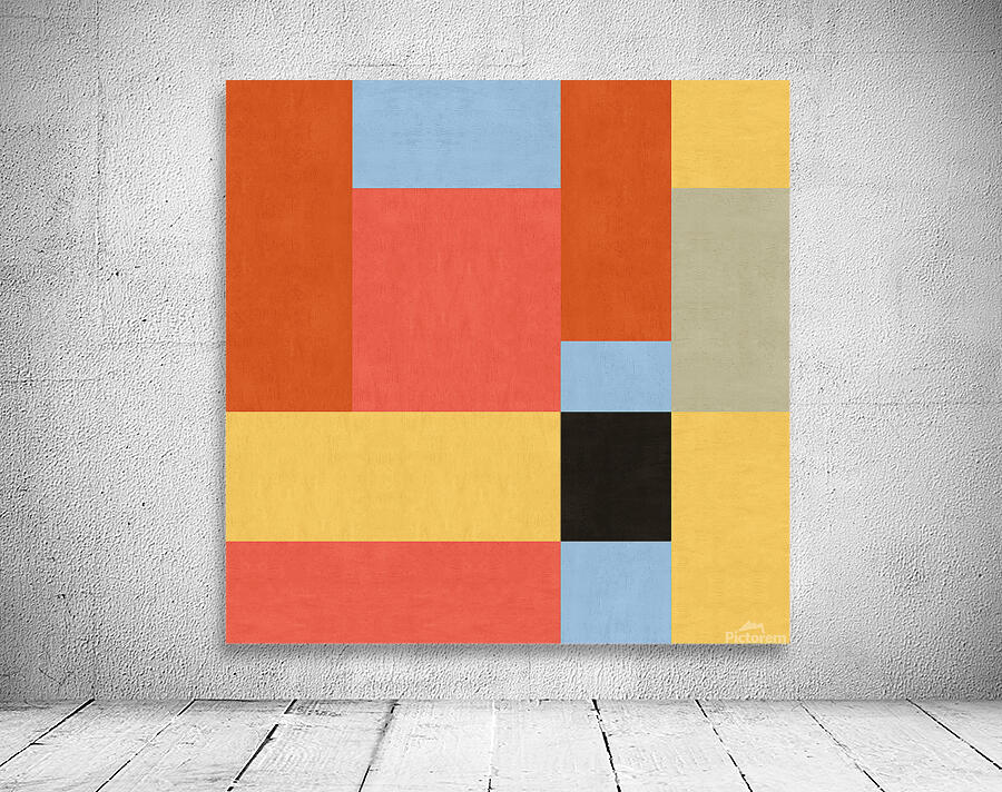 Abstract geometric collage 3 Wall Preview