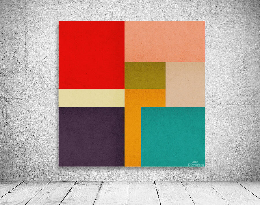 Abstract geometric collage 3 Wall Preview