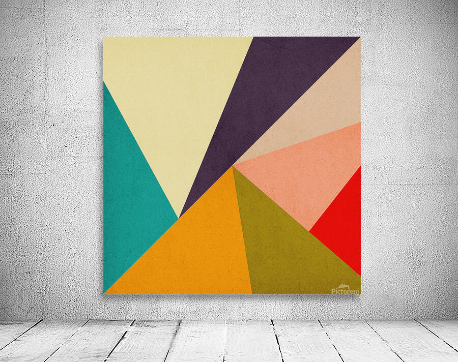 Abstract geometric collage 5 Wall Preview