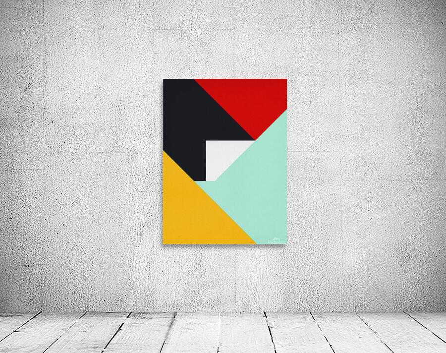 Abstract geometric collage 8 Wall Preview