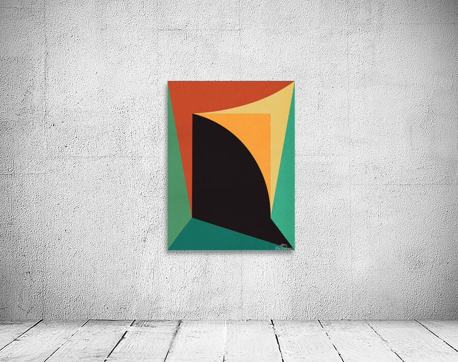 Abstract geometric collage 4 Wall Preview