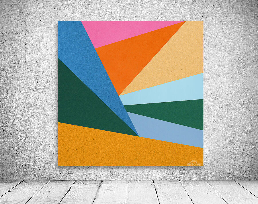 Colorful geometric shapes 25 Wall Preview