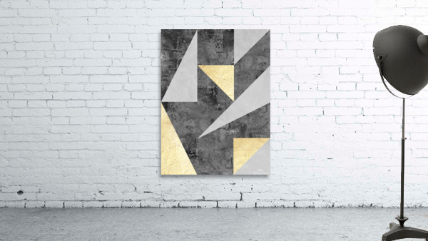 Gray and gold I Wall Preview