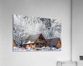 Mountain huts Acrylic Print