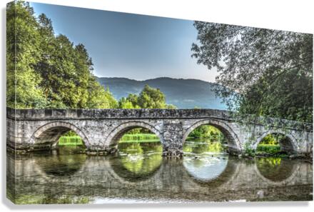 Ancient  Roman bridge Canvas Print