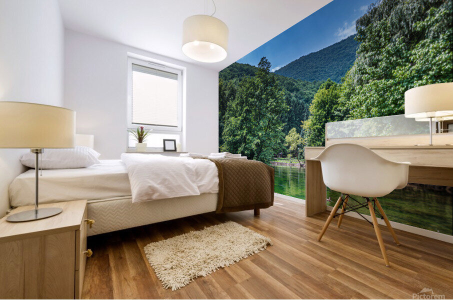 Green oasis Mural print