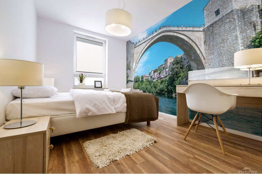Old Bridge Mural print