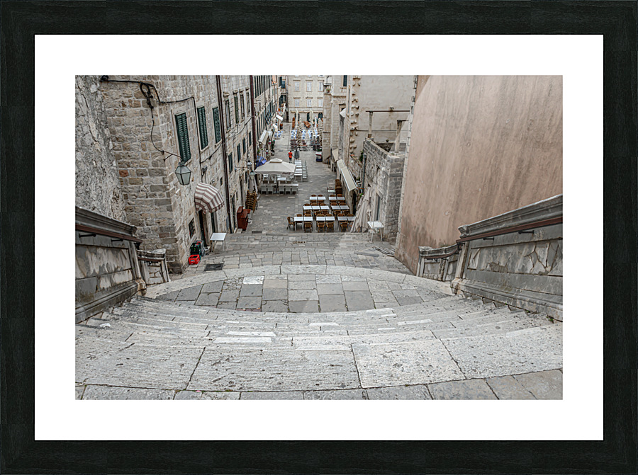 Jesuit Stairs Picture Frame print