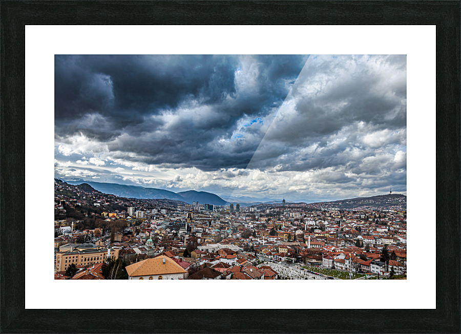 Clouds over Sarajevo Picture Frame print