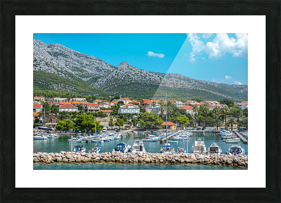 Sea harbor Picture Frame print