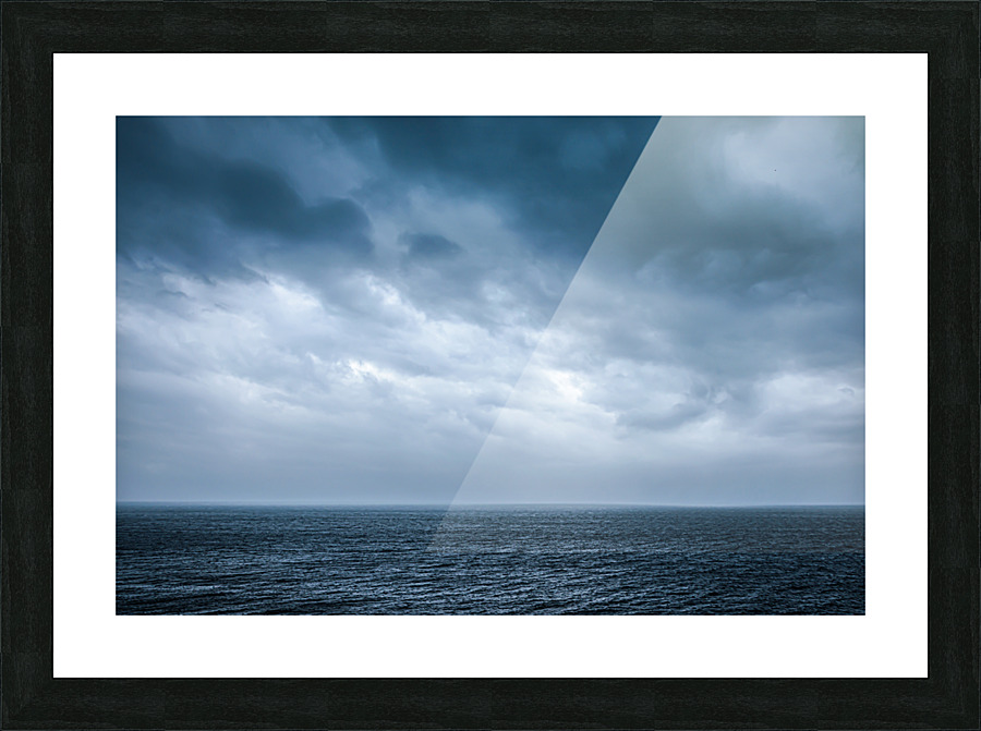Clouds over sea Picture Frame print