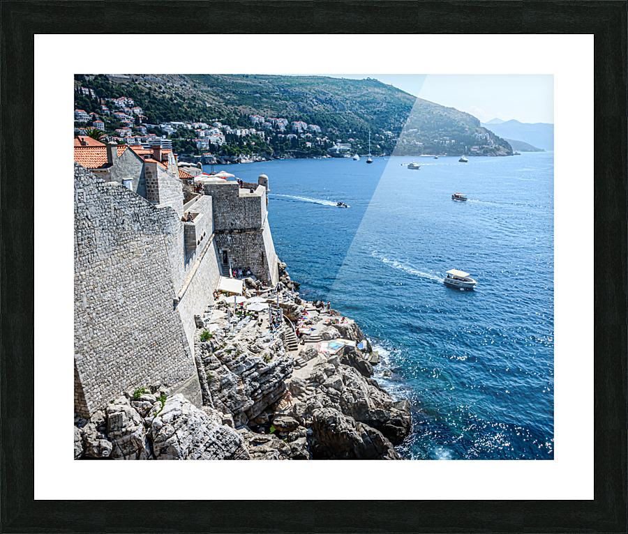 Buza beach Picture Frame print
