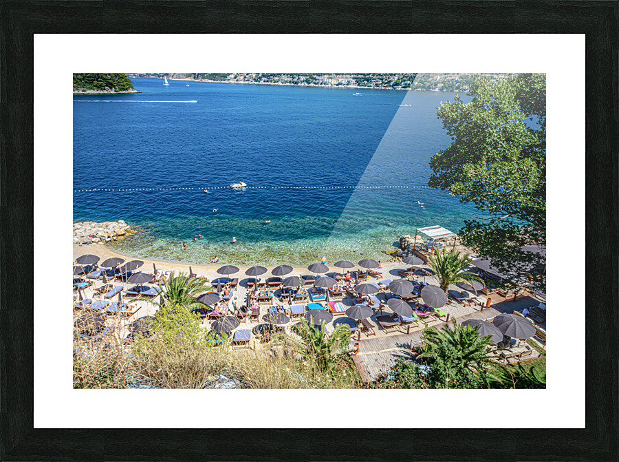 Cava beach Picture Frame print