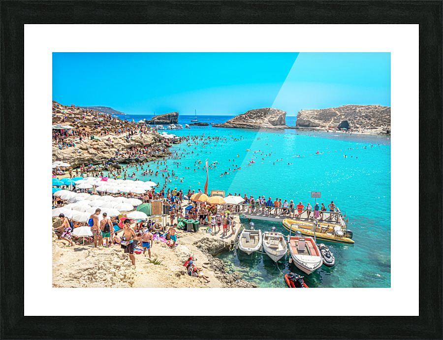The Blue Lagoon  Picture Frame print