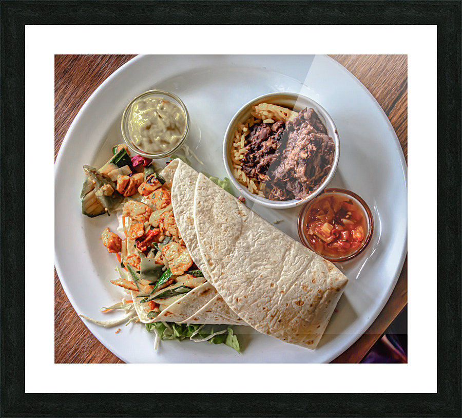 Burrito Picture Frame print
