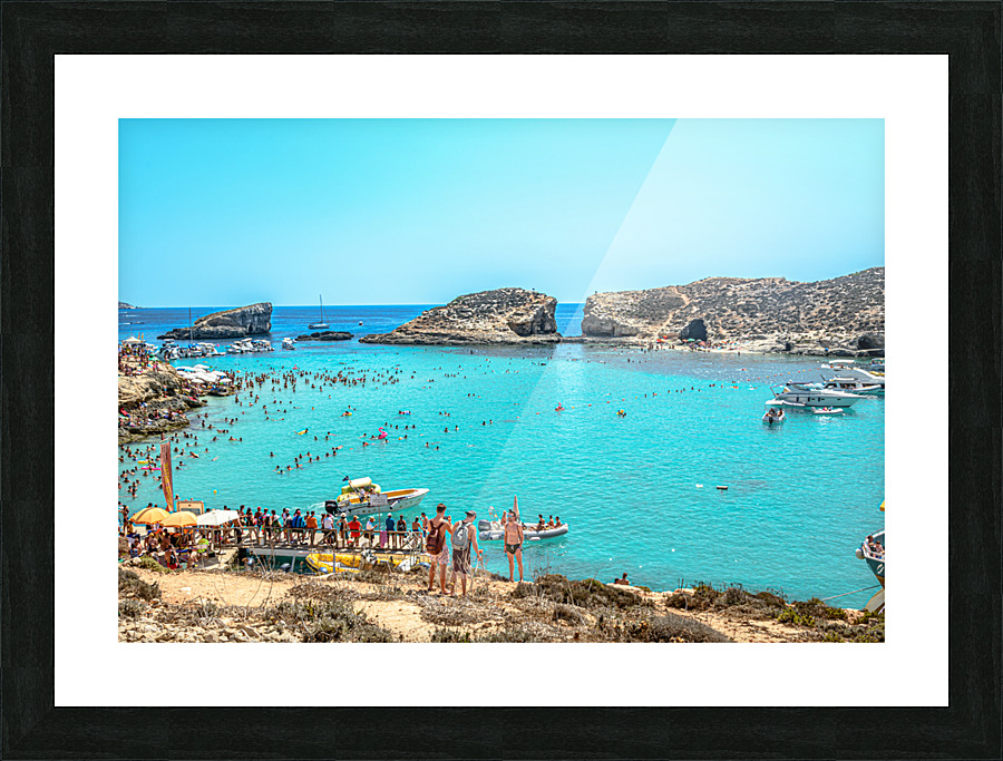 The Blue Lagoon  Picture Frame print