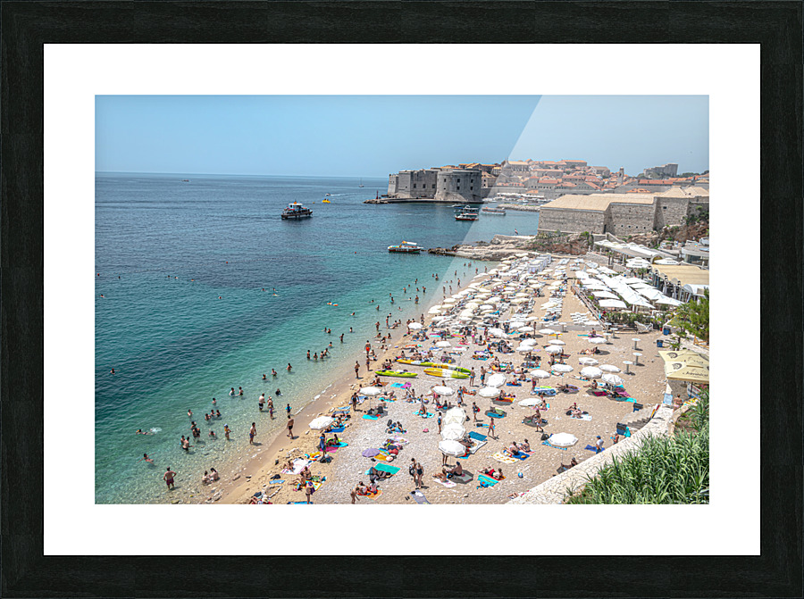 Banje Beach Picture Frame print