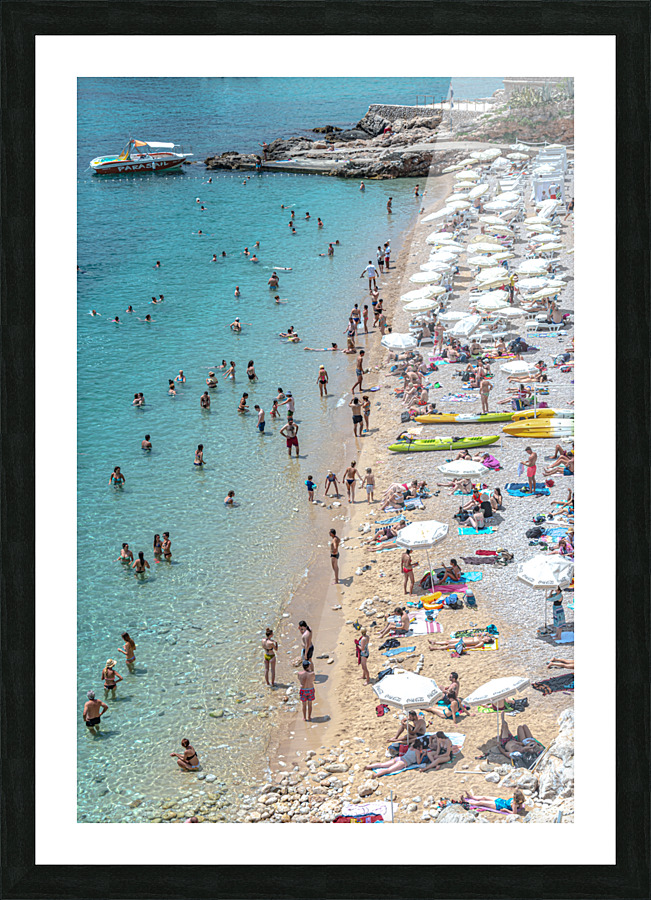 Banje Beach Picture Frame print