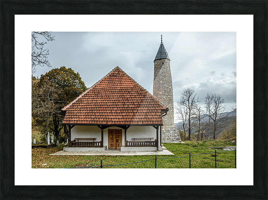 Umoljani Mosque Picture Frame print
