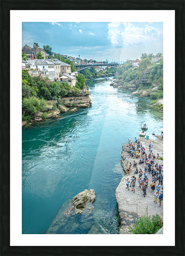 Neretva River Picture Frame print