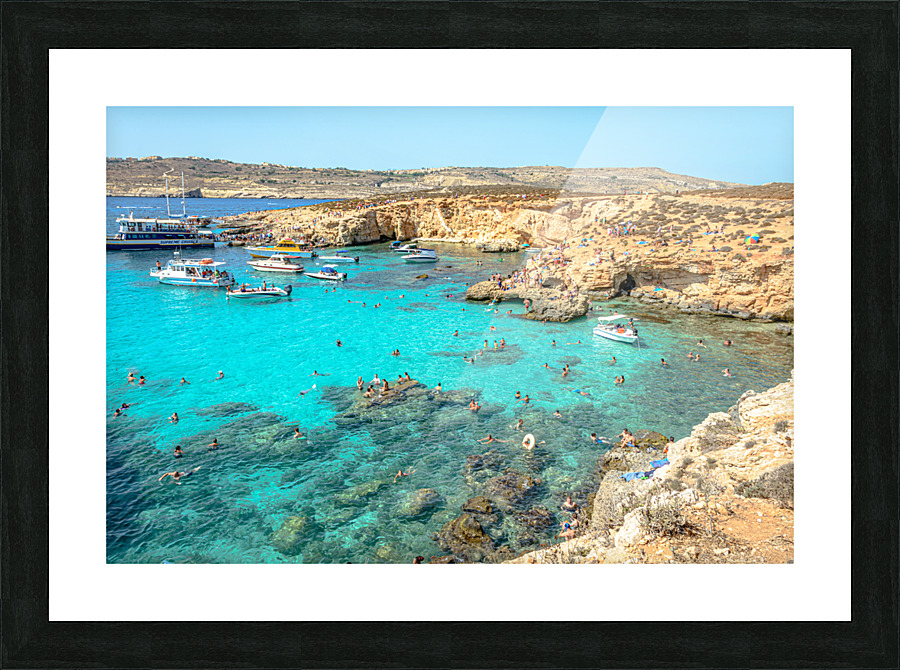 The Blue Lagoon  Picture Frame print