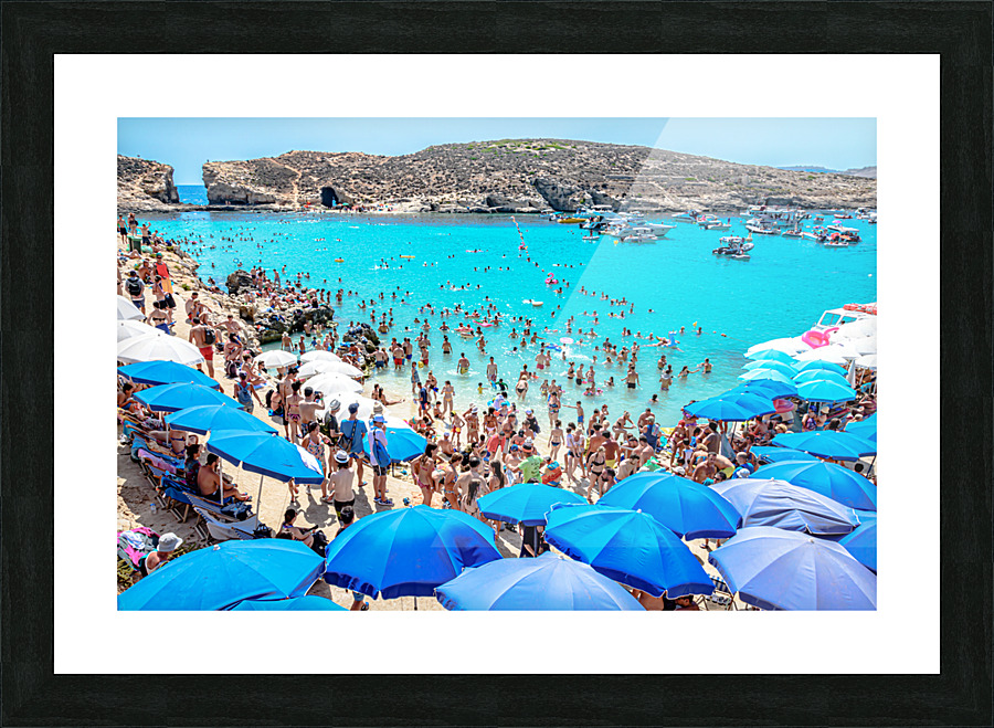 The Blue Lagoon  Picture Frame print
