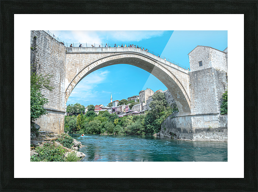 Old Bridge Picture Frame print