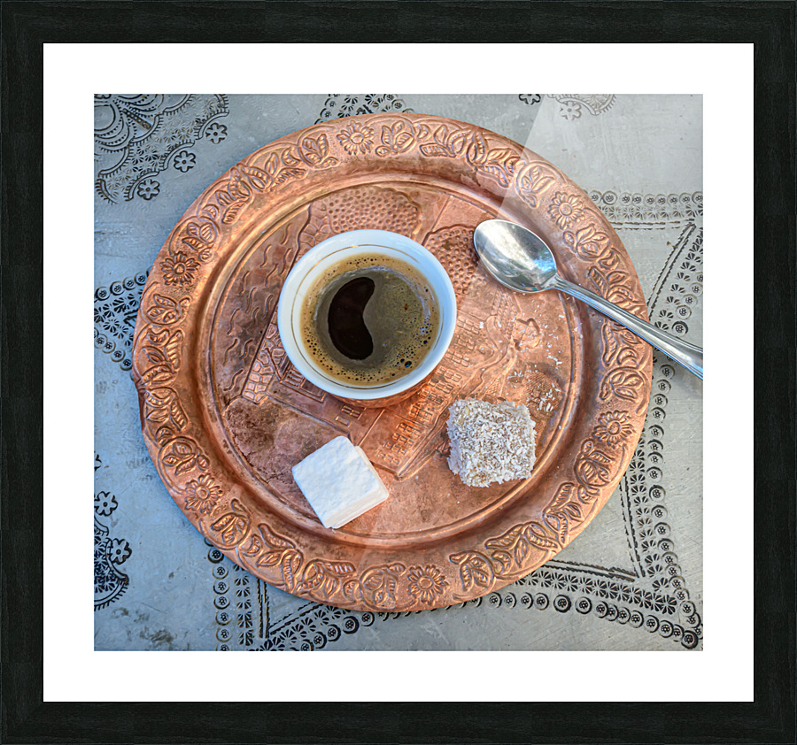 Bosnian coffee Picture Frame print