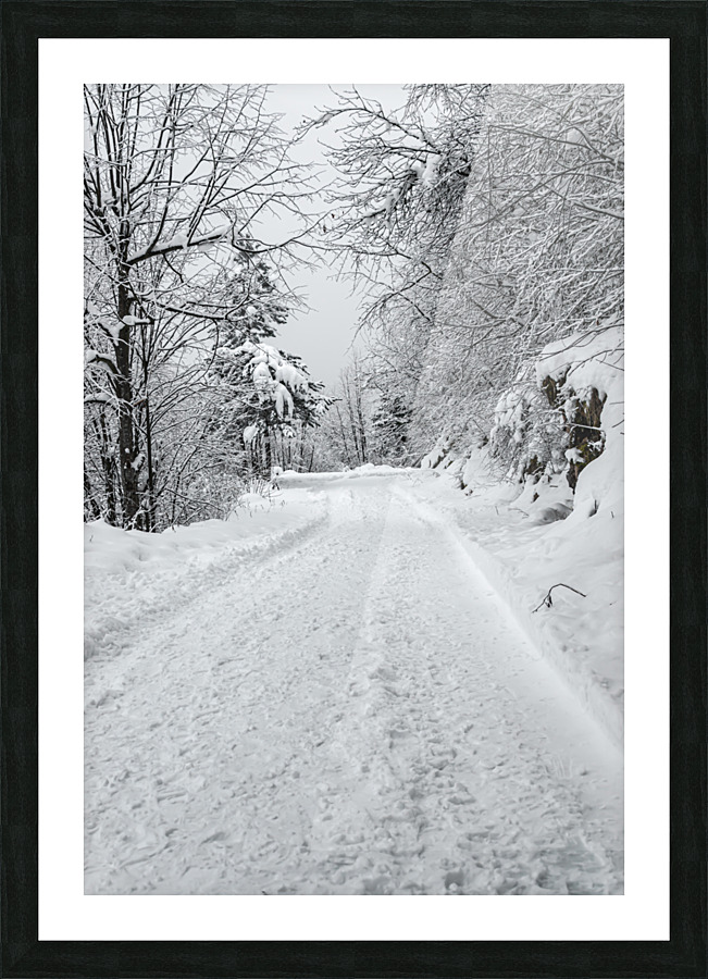 Mountain trail Picture Frame print
