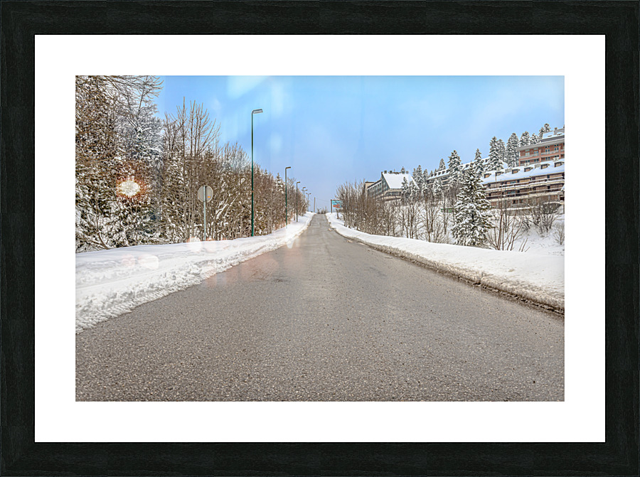 Mountain road Picture Frame print
