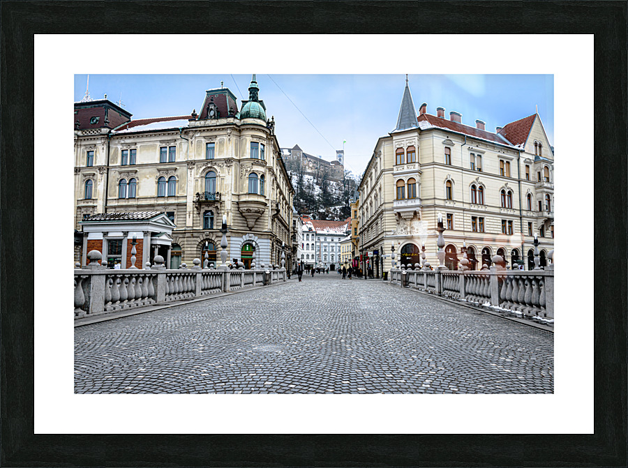 Triple Bridge Picture Frame print