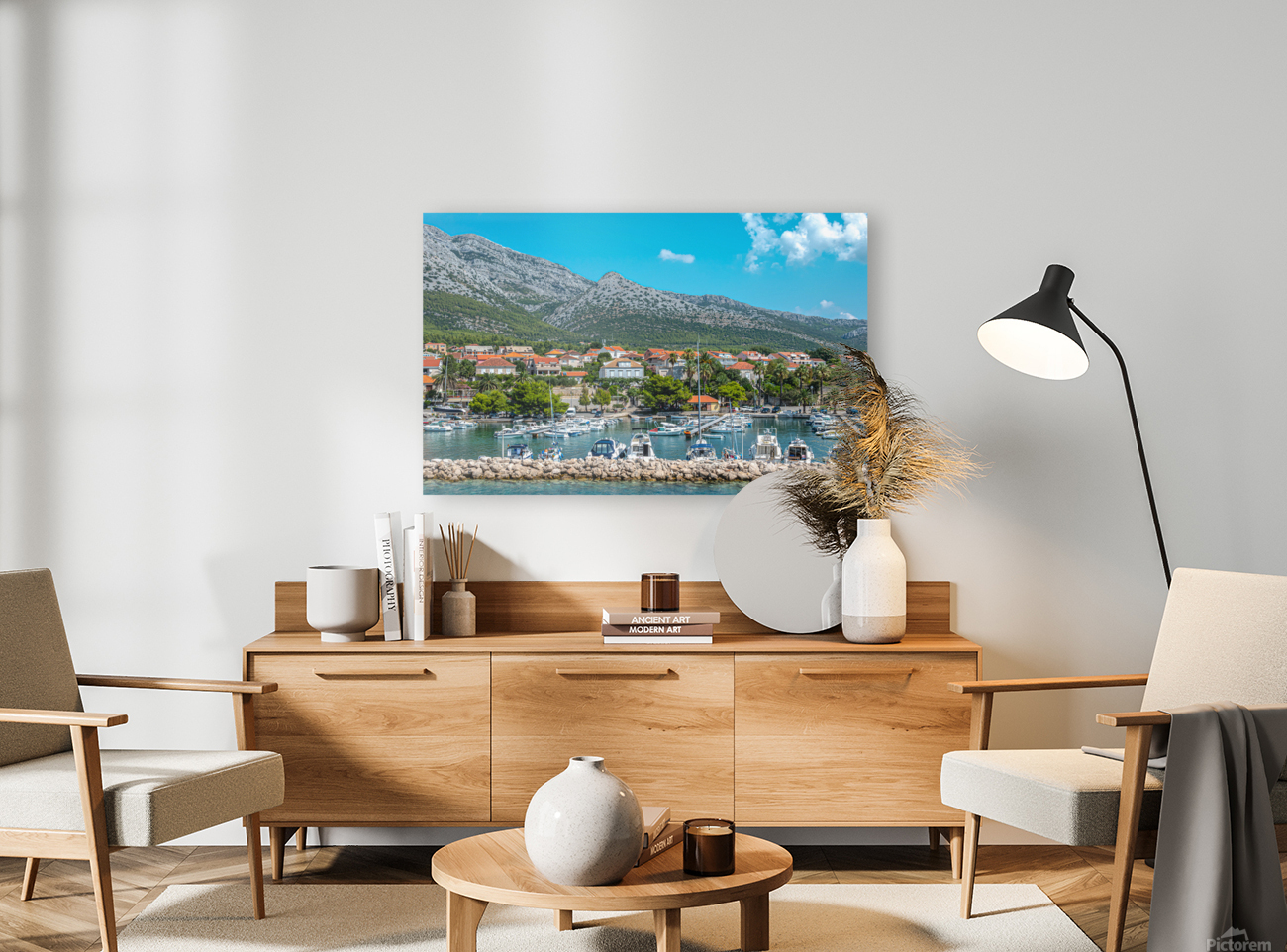 Sea harbor Reproduction