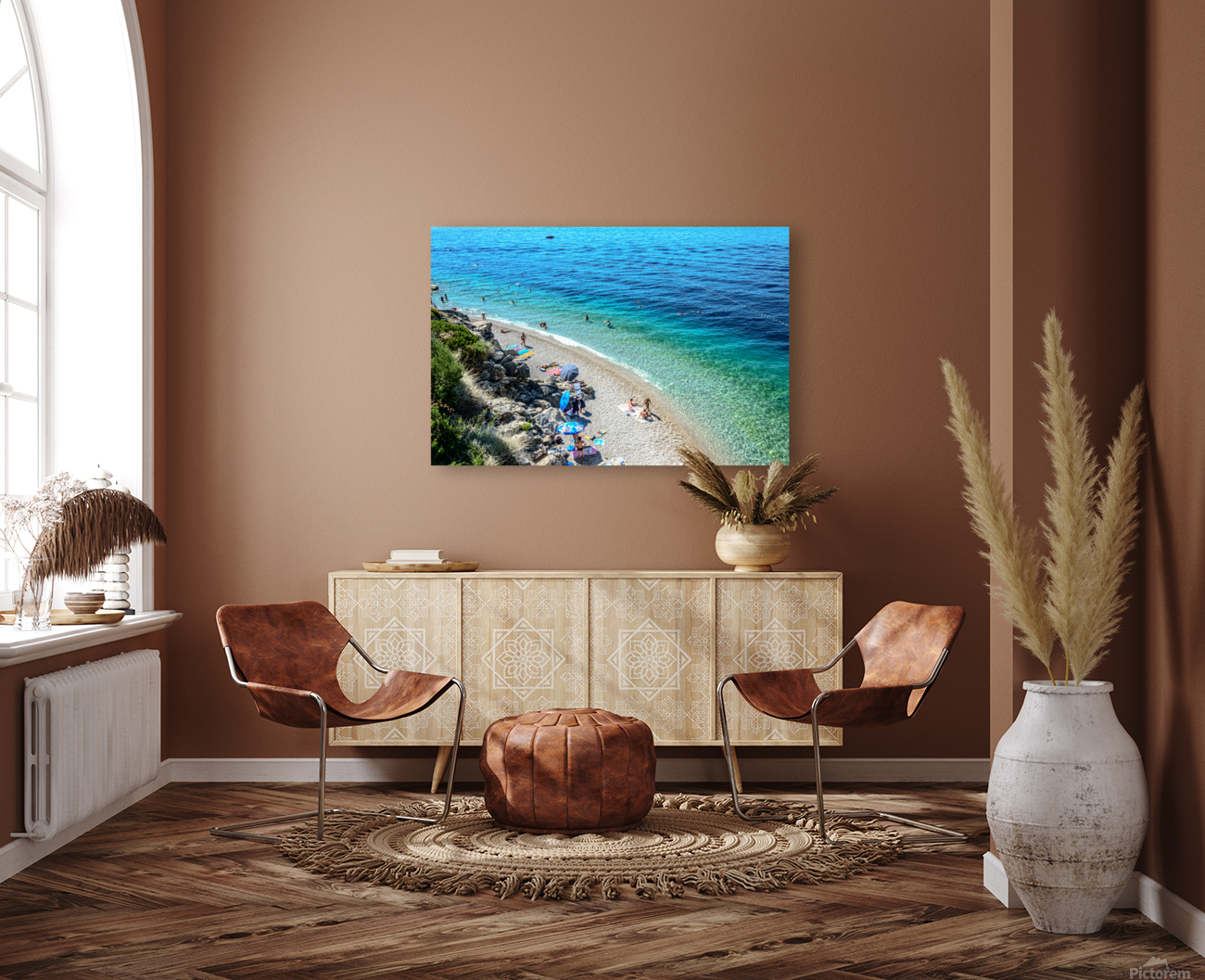 Gravel beach Reproduction