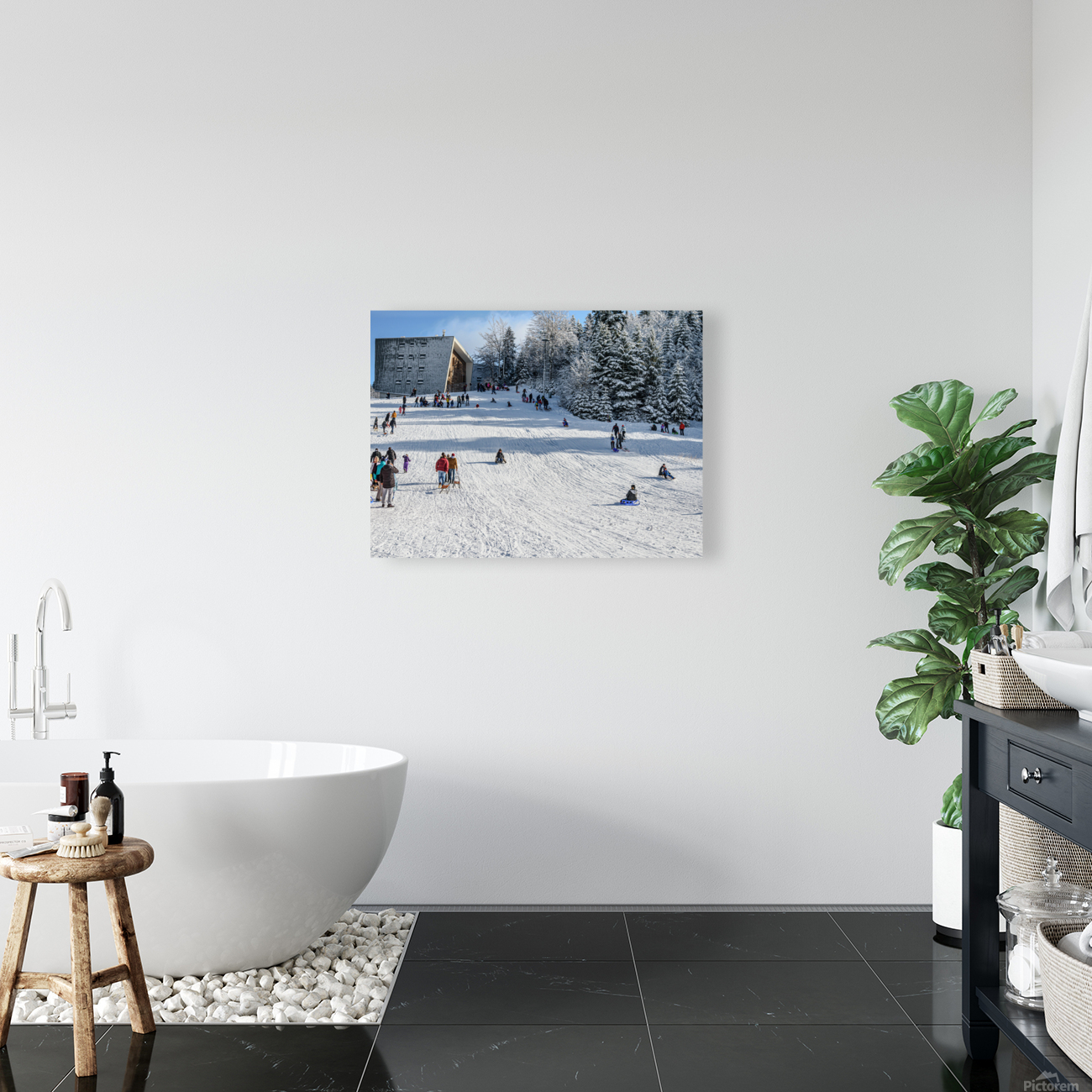 Sledding slope Reproduction