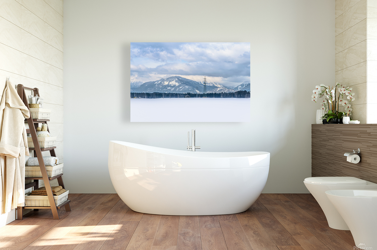 Mountain over Kranj Reproduction