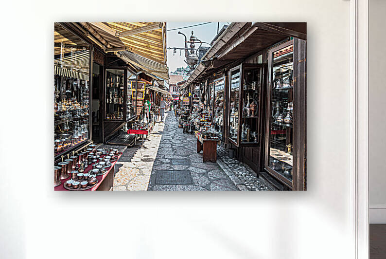 Old craft shops street by Vedad Ceric