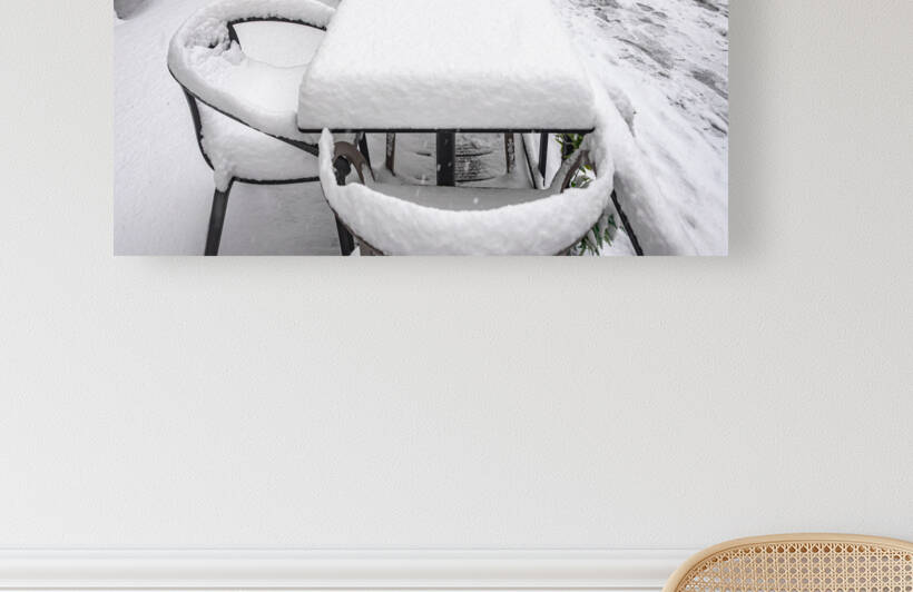 The first snow of the year covered the streets of Sarajevo by Vedad Ceric