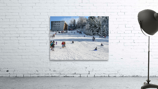 Sledding slope Wall Preview