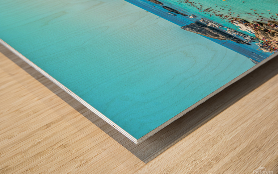 The Blue Lagoon  Wood print