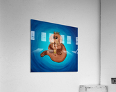 Cheeseburger Walrus Acrylic Print