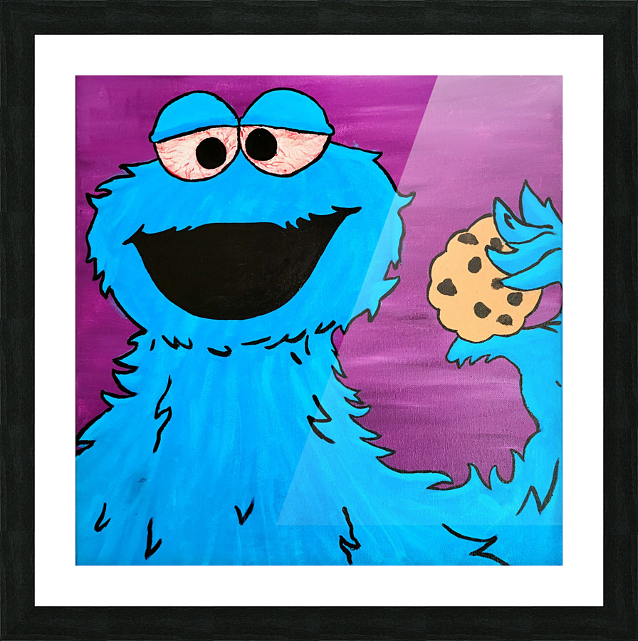 Munchie Monster Picture Frame print