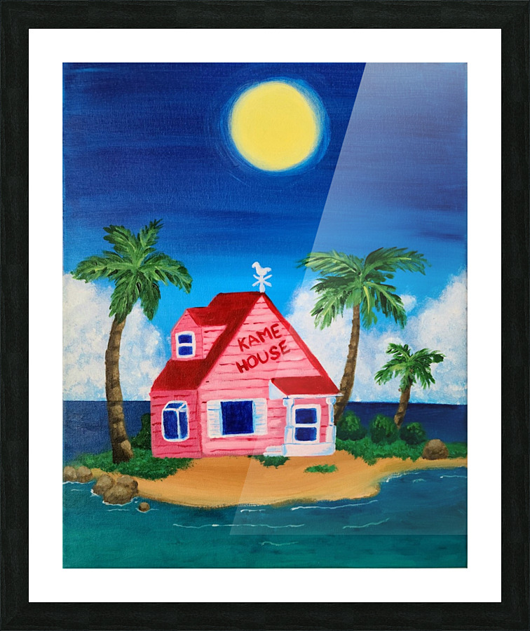 Kame House Picture Frame print