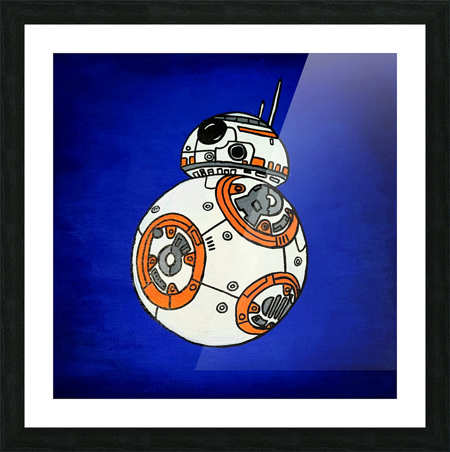 BB 8 Picture Frame print