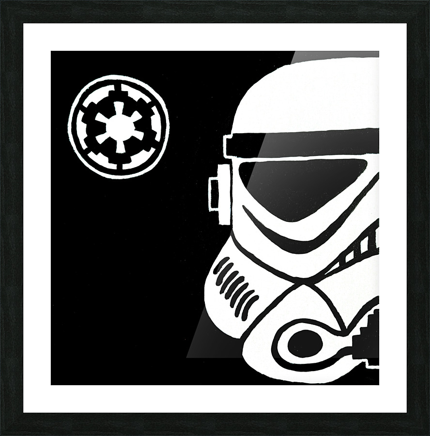 Stormtrooper  Picture Frame print