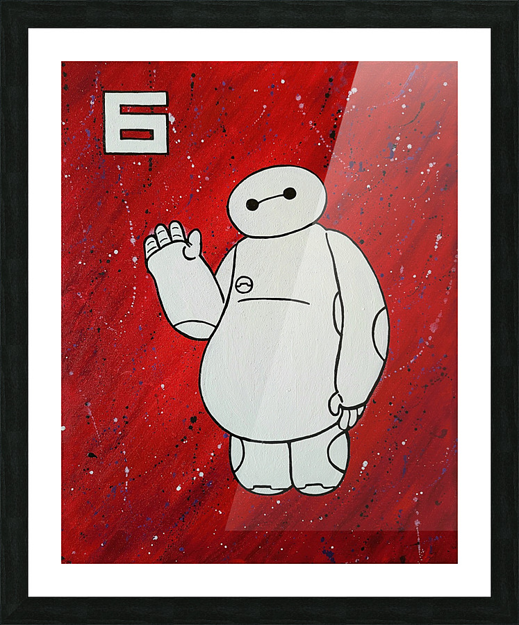 Baymax Picture Frame print