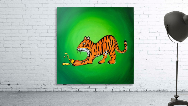 Mustard Tiger Wall Preview