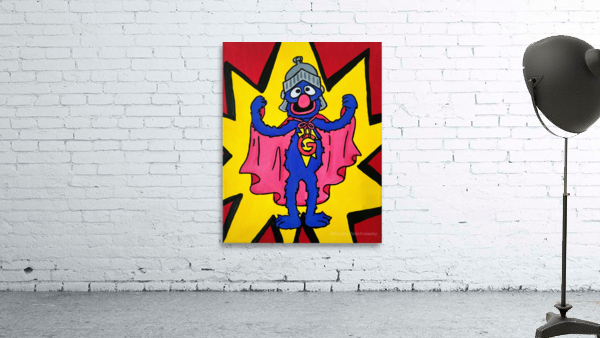 Super Grover Wall Preview
