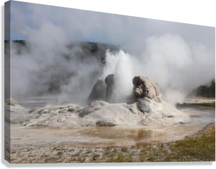 Grotto Geyser Canvas Print