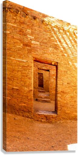 Threw the rooms Canvas Print